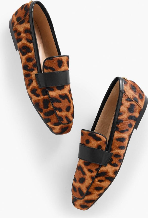 Audrey Loafers - Calf Hair Tan - 5 1/2 M Talbots