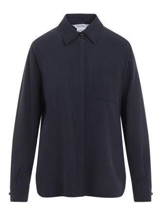 Max Mara Siamese Washed Silk Shirt