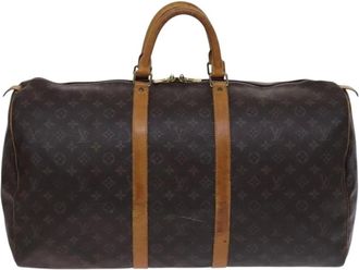 Louis Vuitton Pre-owned Weekend Bags, female, Brown, Size: ONE SIZE Pre-owned Keepall Travel Bag