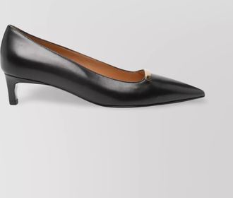 Tod's pointed toe pump metal detail