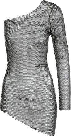 Santa Brands One Sleeve Dress - Dames - Feestkleedjes - Zwart - XS - Katoen - Kleedjes