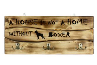 OEM Boxer, Boxer I - Percha Con Perro, Expositor De Medallas, Decoraci&oacute;n Del Hogar De Art-dog