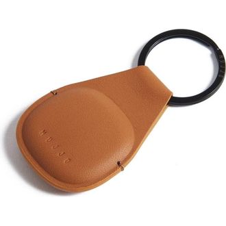 Mujjo Canopy AirTag Keychain in Light Tan at Nordstrom