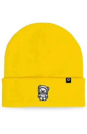 Dalix Ice Bear Beanie in Yellow at Nordstrom