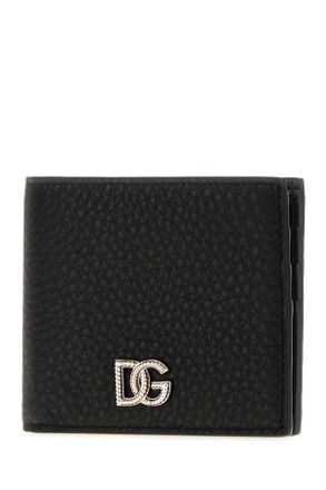 Dolce & Gabbana Textured Leather Wallet - Black