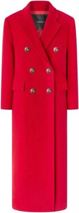 Pinko Coats - Dames - Mantel - Rood - XL - Jassen
