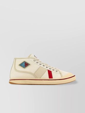 Bottega Veneta canvas high-top sneakers