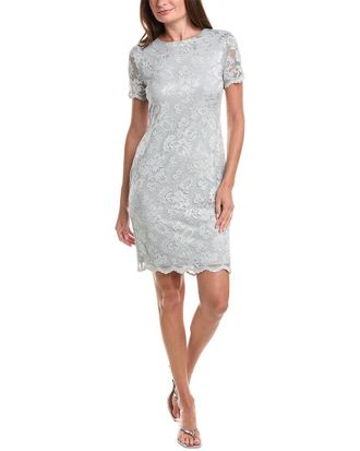 Marina Rossini Scallop Hem T-Shirt Dress