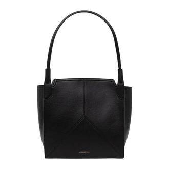 Victoria Beckham Dames, Tassen, Zwart, Maat: ONE Size Leer