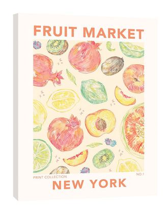 Fairchild Paris New York Fruit Market By Kristie Millan Wall Art