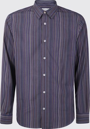 Paul Smith Camicia Paul Smith in cotone a righe multicolor