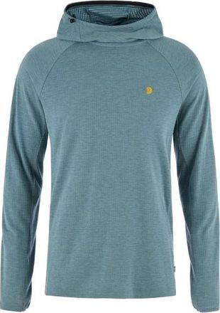 Fj&auml;llr&auml;ven Bergtagen Midlayer Hoodie Merinoshirt f&uuml;r Herren | blau