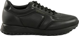 A.Testoni Schoenen, Heren, Zwart, 40 EU, Leer, Sneakers