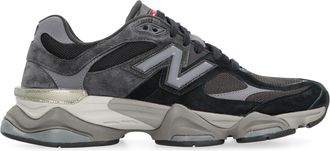 New Balance Mens Low-Top Sneakers 9060 Black Polyurethane Trainers