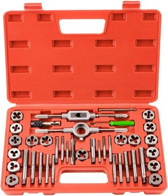 OEM Juego De 40 Machos Y Terrajas M&eacute;tricas De Acero M3-m12, Machos De Ranurar, Terrajas, Extractores De Tornillos