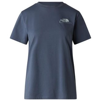 The North Face Monte Short Sleeve Graphic Tee T-Shirt f&uuml;r Damen | blau