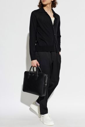 Golden Goose Wool Trousers, Mens, Black