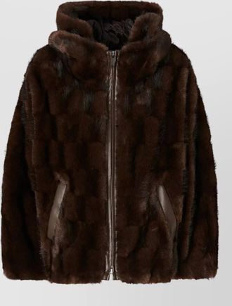 Pinko faux fur jacket