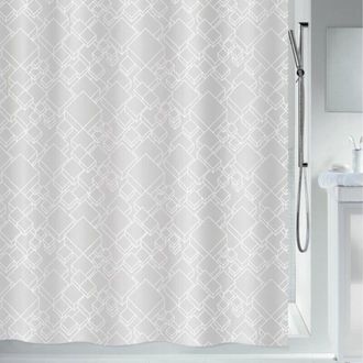 Spirella Spirella - Cortina De Ducha Poli&eacute;ster Peer 180x180cm Blanco