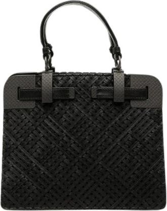 Bottega Veneta Pre-owned Vintage Handbag - Dames - Vintage Handtas - Zwart - ONE Size - Leer - Vintage