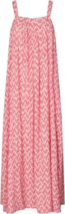 Lollys Laundry Harriet LL Maxi Jurk - Dames - Maxi kleedjes - Roze - XS - Katoen - Kleedjes
