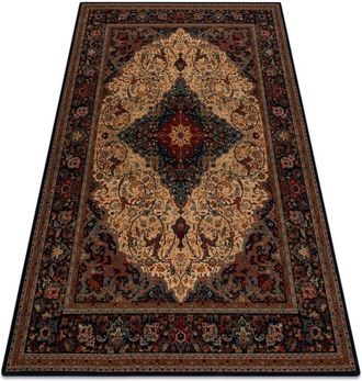 RugsX Rugsx - Alfombra De Lana Superior Piena Color Roset&oacute;n Rub&iacute; Red 300x400 Cm