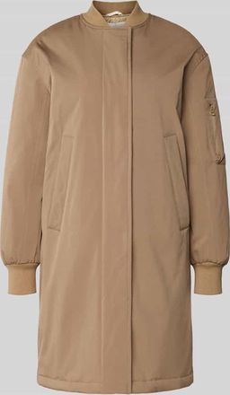 Marc O'Polo Regular Fit Parka mit College-Kragen in Beige, Größe 34