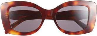 Celine 3 Dots Butterfly Sunglasses in Blonde Havana /Smoke at Nordstrom