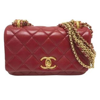 Chanel Pre-owned Vintage Schoudertas - Dames - Pre-owned - Rood - Maat: ONE Size Leer