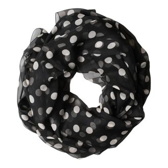 Dolce & Gabbana Silky Scarves, male, Black, Size: ONE SIZE Stole