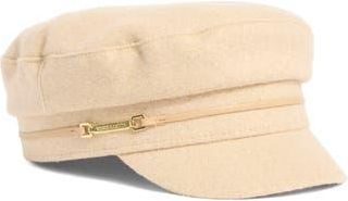 Vince Camuto Solid Felt Skipper Cap in Camel at Nordstrom Rack