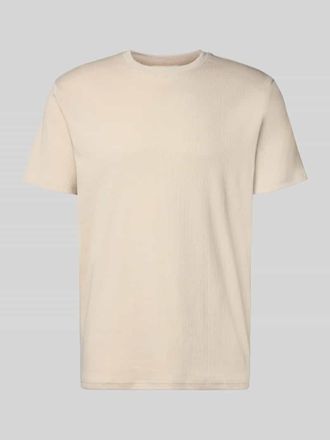 Selected Regular Fit T-Shirt aus Baumwoll-Mix Modell SPENCER in Ecru, Gr&ouml;&szlig;e XXL