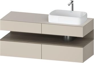 Duravit Qatego Consola Mueble Bajo Lavabo, 2 Extensiones, 2 - Duravit
