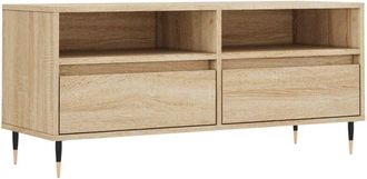 vidaXL Vidaxl - tv Cabinet Sonoma Oak 100x34.5x44.5 cm Engineered Wood