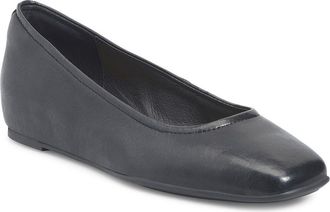 Söfft Poppy Square Toe Flat in Black at Nordstrom, Size 9.5