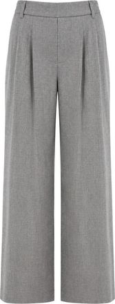 Ermanno Scervino Wijde broek - Dames - Wijde Broeken - Grijs - XS - Broeken