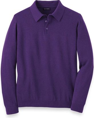 Paul Fredrick Supima Cotton Three Button Polo