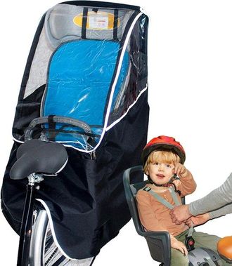 OEM Funda Impermeable Para El Asiento Trasero De La Bicicleta - Negra