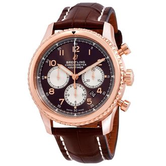 Breitling Pre-owned Breitling Navitimer 8 Chronograph Automatic Bronze Dial Mens Watch RB0117131Q1P1