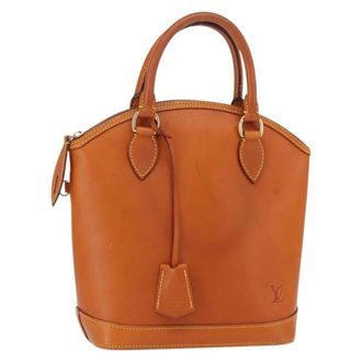 Louis Vuitton Lockit Nomade Leather Brown Leather Handbag (Pre-Owned)