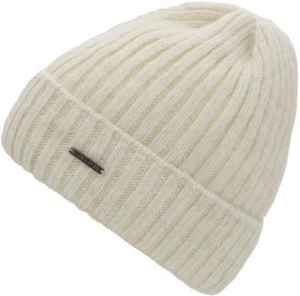 Chillouts Beanie CHILLOUTS Tuva Hat, Damen, beige (cream), Obermaterial: 57% Polyacryl, 34% Wolle, 5% Polyamid, 4% Polyester, unifarben, M&uuml;tzen Beanie, in flexi