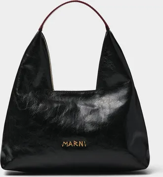 Marni Womens Origami small calf leather bag