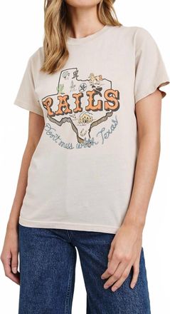 Rails Boyfriend T-Shirt In Texas