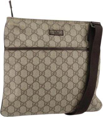 Gucci Pre-owned Cross Body Bag - Dames - Vintage Schoudertas - Beige - ONE Size - Vintage