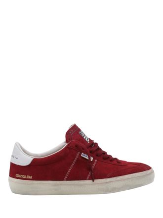 Golden Goose Red Suede Soul Star Sneakers