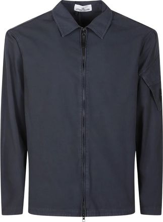 Stone Island Uomo, Giacche, Blu, XL, new