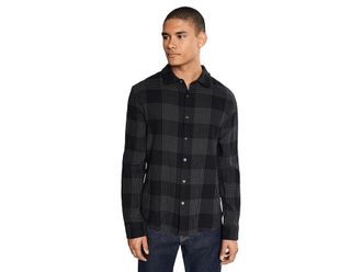 John Varvatos Luca Shirt Mens Clothing Black : LG, Modal