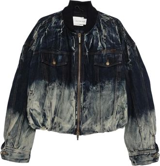 Feng Chen Wang Denim jack - Blauw
