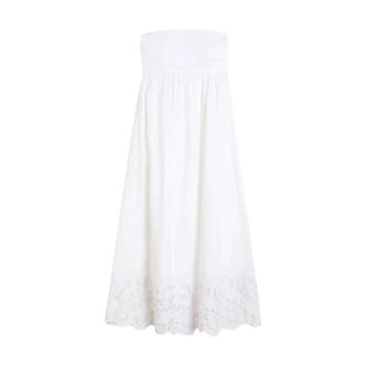 Max Mara Dames, Jurken, Wit, Maat: S