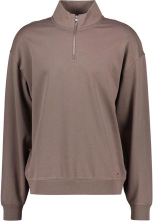 HUGO BOSS Dalizip Sweatshirt - Heren - Sweatshirts & Hoodies - Bruin - Maat: M Katoen